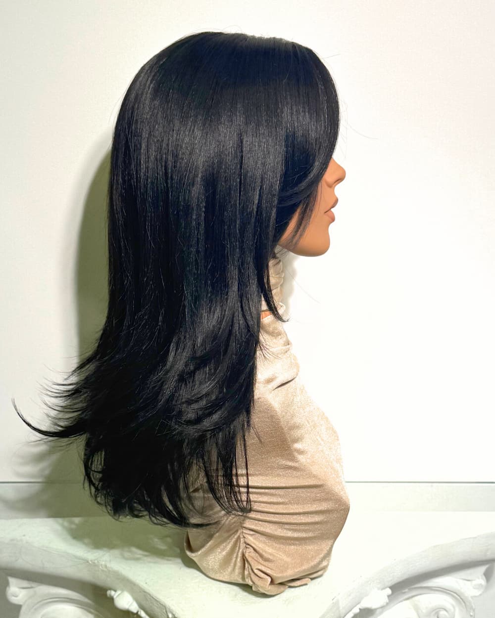 Eleanor: Eleanor zwart kort Synthetische Wig