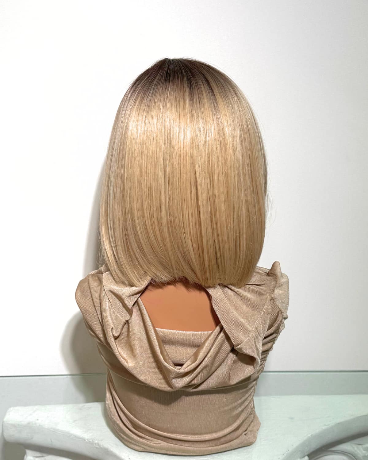 Bendición: Peluca de cierre rizada