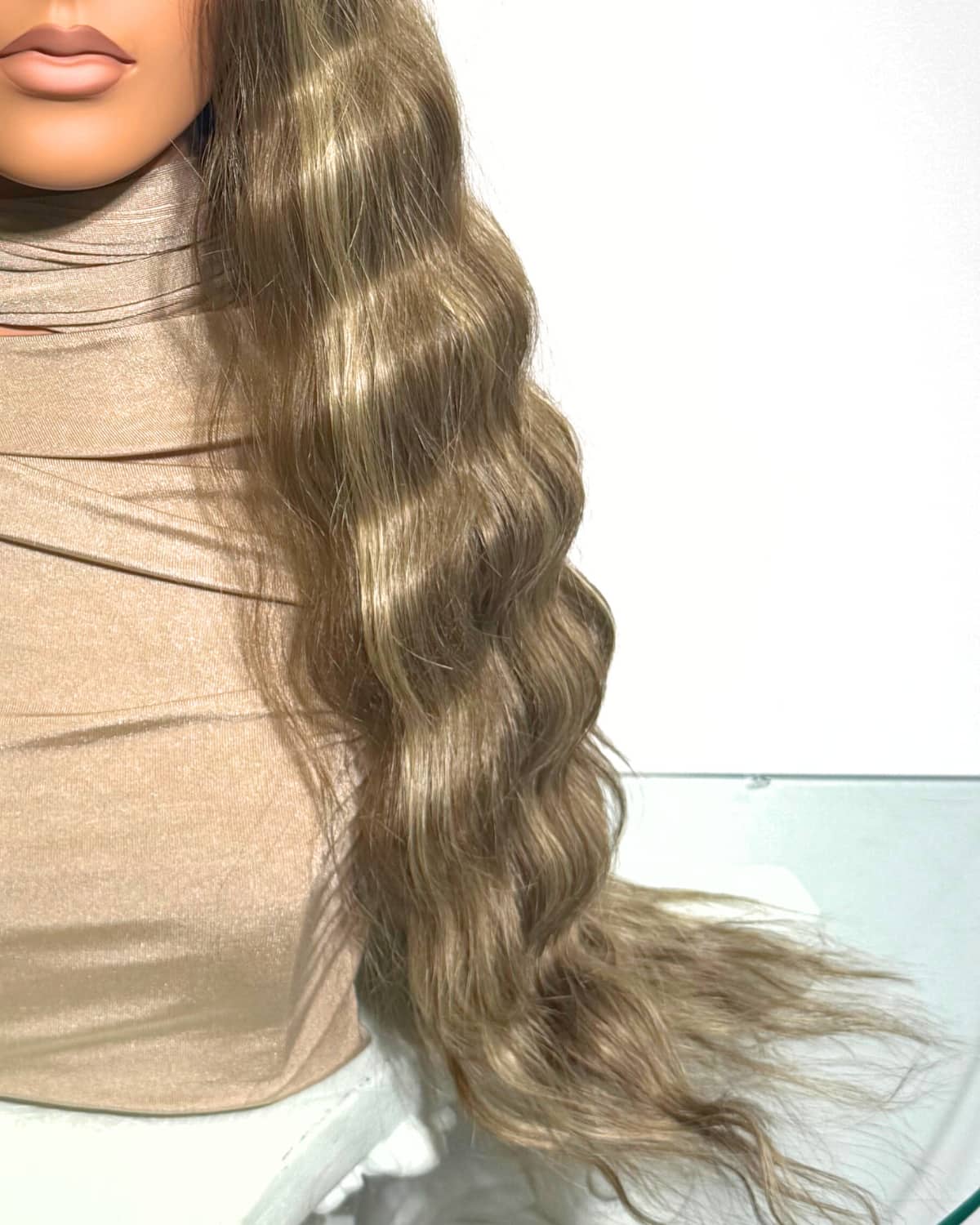 Bendición: Peluca de cierre rizada