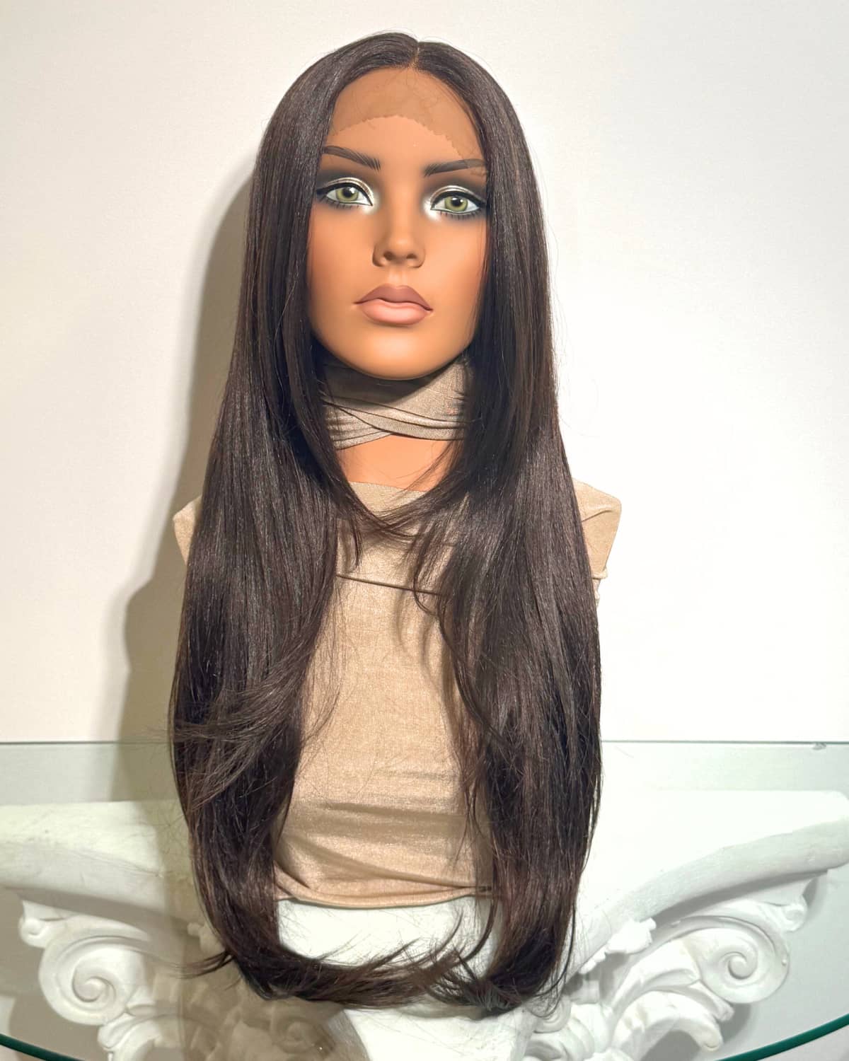 Obsidian: Obsidian zwart Synthetische Wig