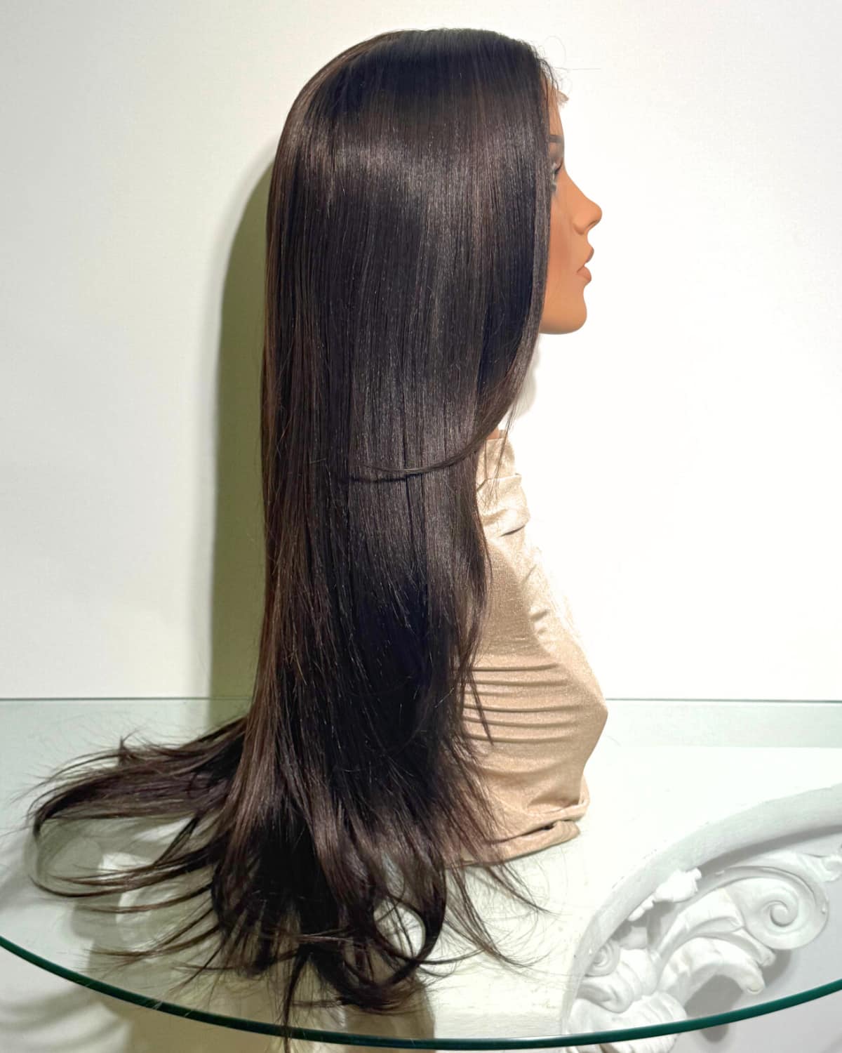 Obsidian: Obsidian zwart Synthetische Wig