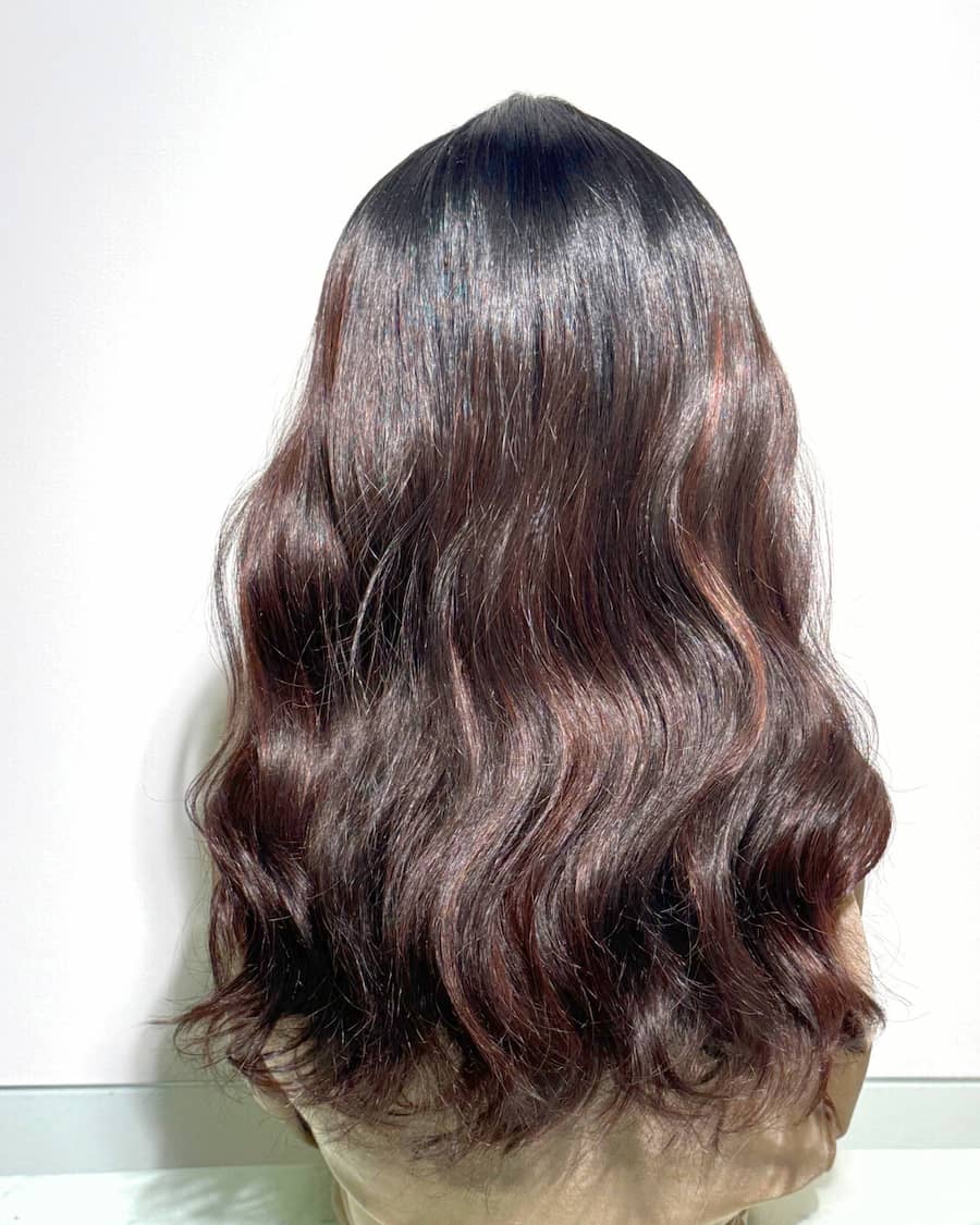 Pearl : Zwarte Synthetische Wig