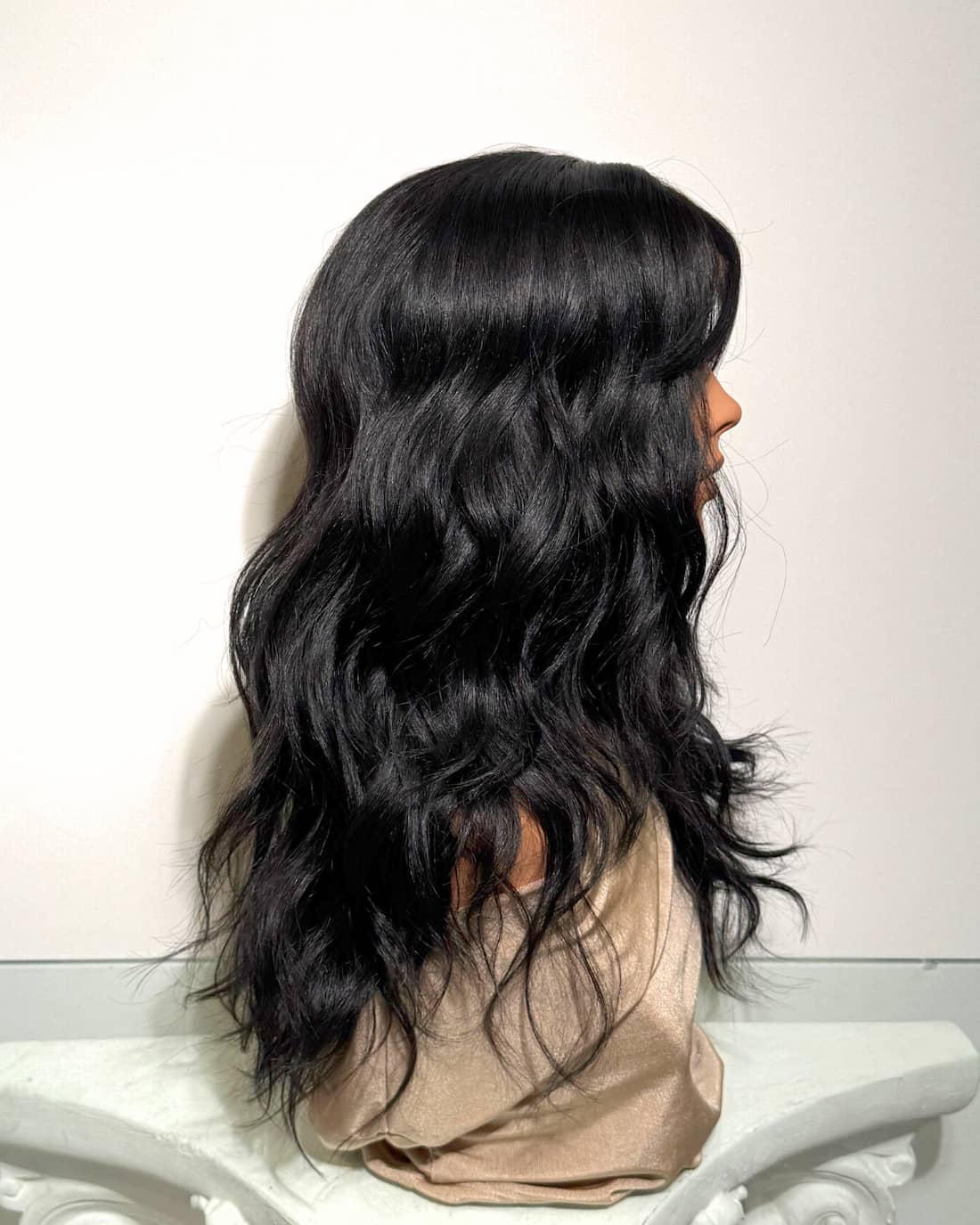 Vivienne : zwarte Synthetische Wig