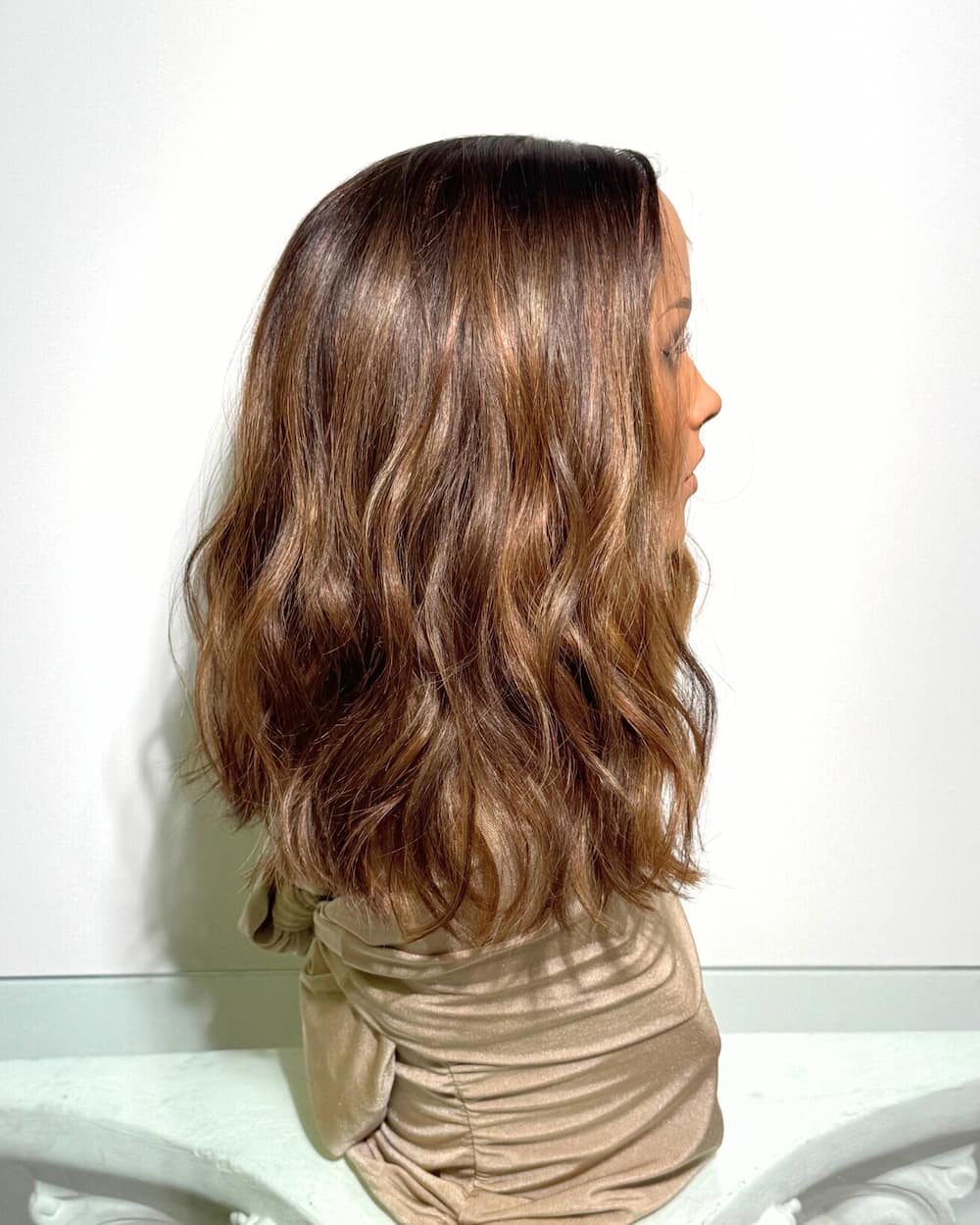 Wonder : Bruin Synthetische Wig