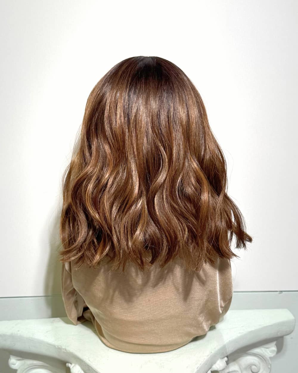 Wonder : Bruin Synthetische Wig