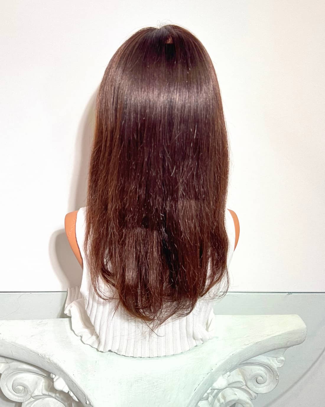 HD GlamLace Human Hair Wig Perfection Darkbrown