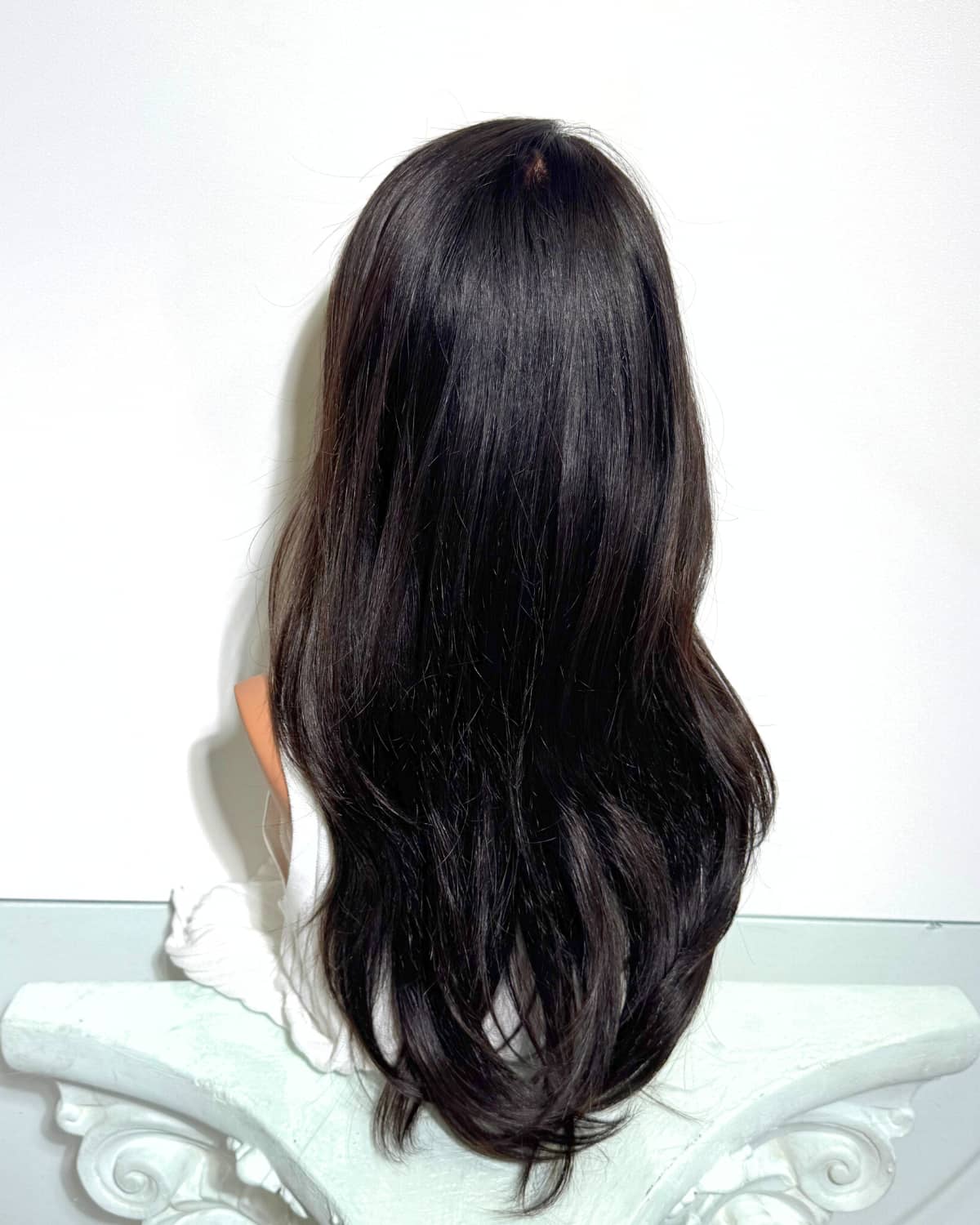 HD GlamLace Human Hair Wig Perfection Jetblack