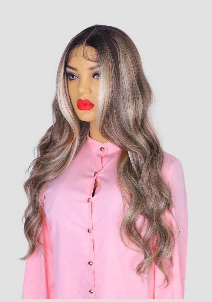 Abbondanza: Parrucca Biondo Grigia