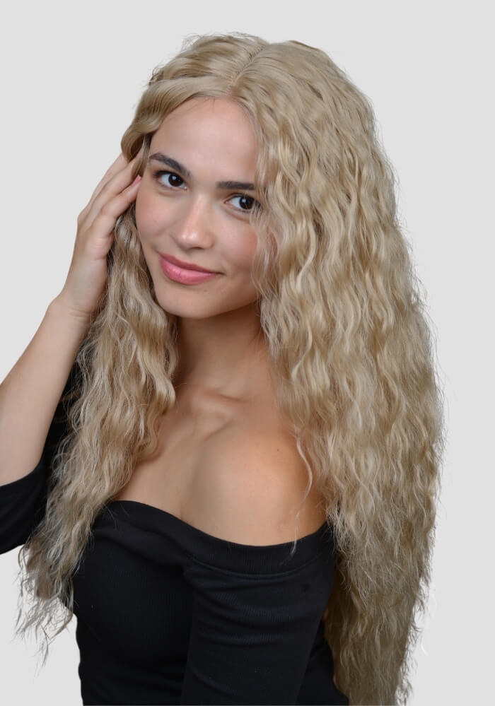 Blessing: Closure Wig Curly