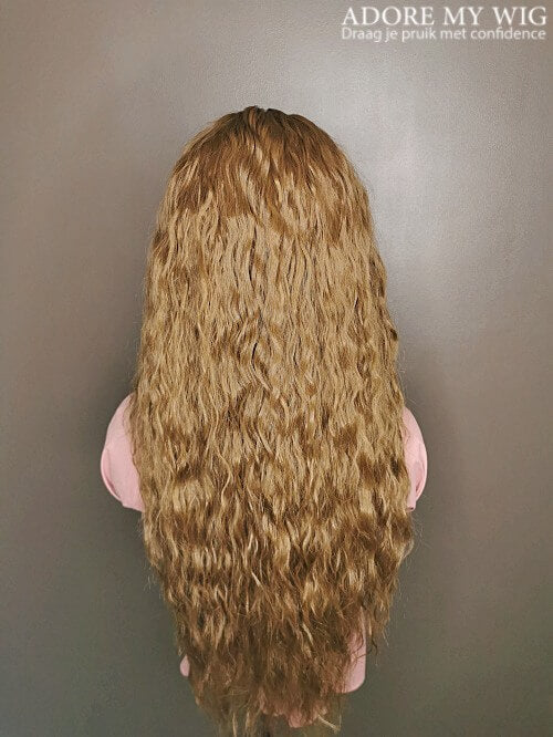 Bendición: Peluca de cierre rizada