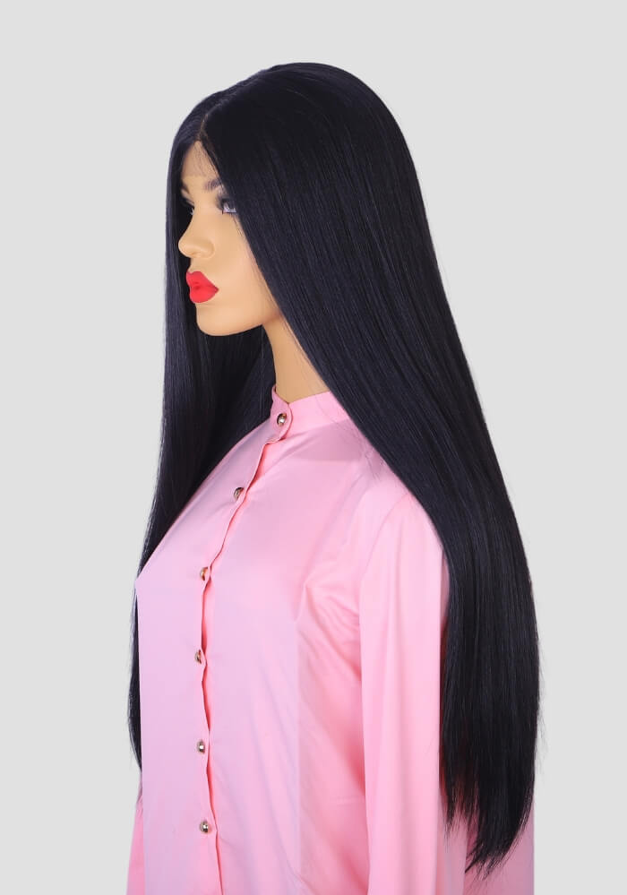 Change: Straight Middle Part Wigs