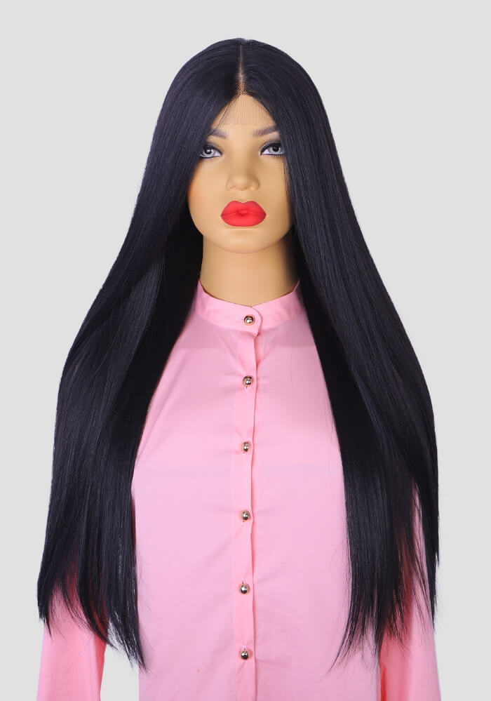 Change: Straight Middle Part Wigs