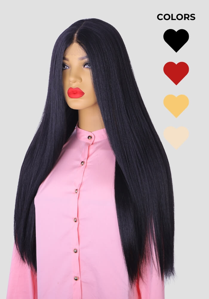 Change: Straight Middle Part Wigs