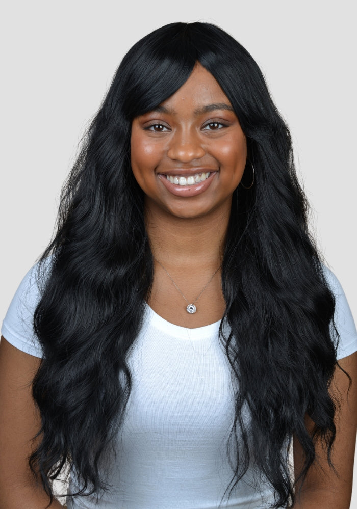 Cleo: Parrucca con frangia