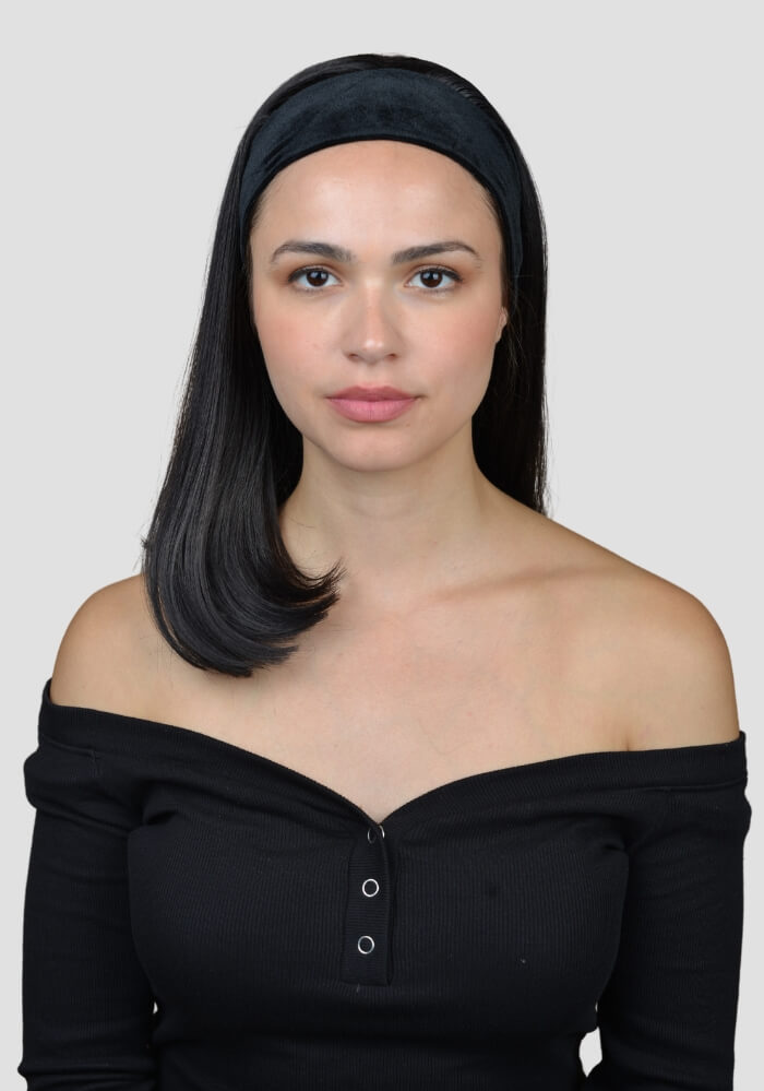 Headband Wig - Curly/Straight