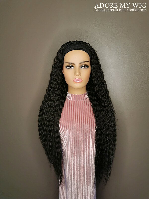Headband Wig - Curly/Straight