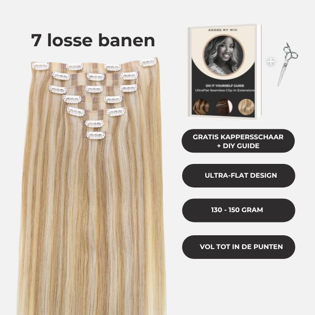 Diamond Platina Blond - Clip-Ins Sin Costuras