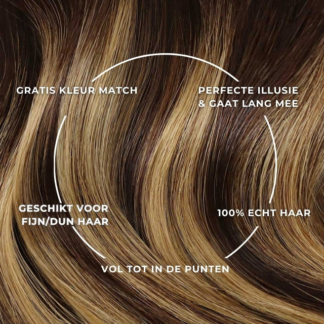 Honey Bee - Clip-Ins Sin Costuras