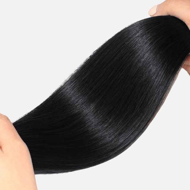 Negro Azabache - Clip-Ins Sin Costuras