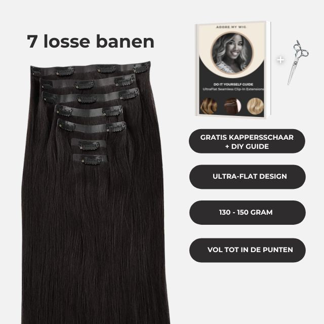 Deep Espresso - Clip-Ins Sin Costuras