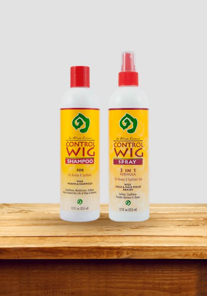 Wig Control Bundle: Spray & Shampoo - Synthetic Hair