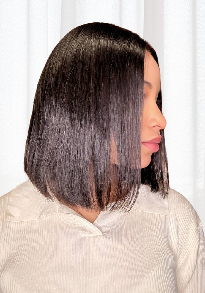 Perfection: GlamLace Human Hair Bob Wig