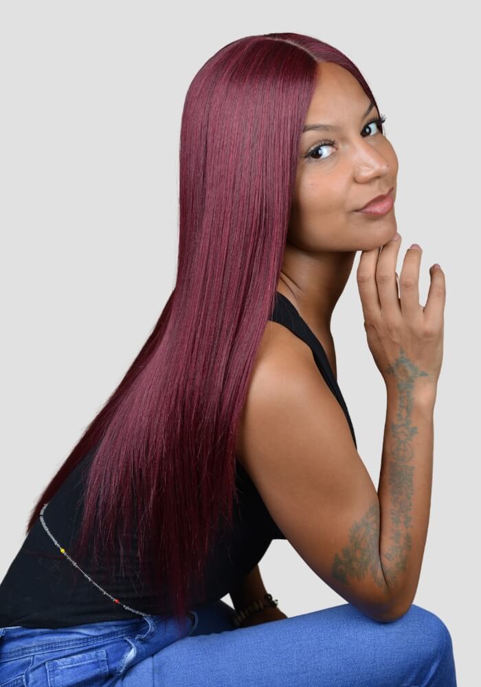 Change: Straight Middle Part Wigs