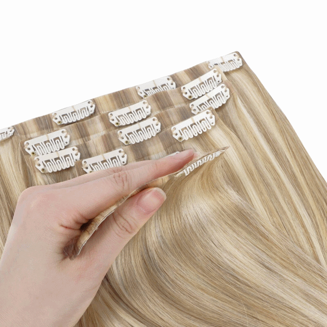 Diamond Platina Blond - Clip-Ins Sin Costuras
