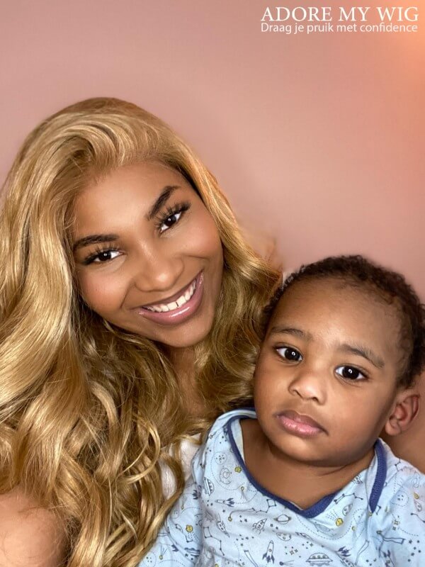 Lola: Peluca Marrón Dorado