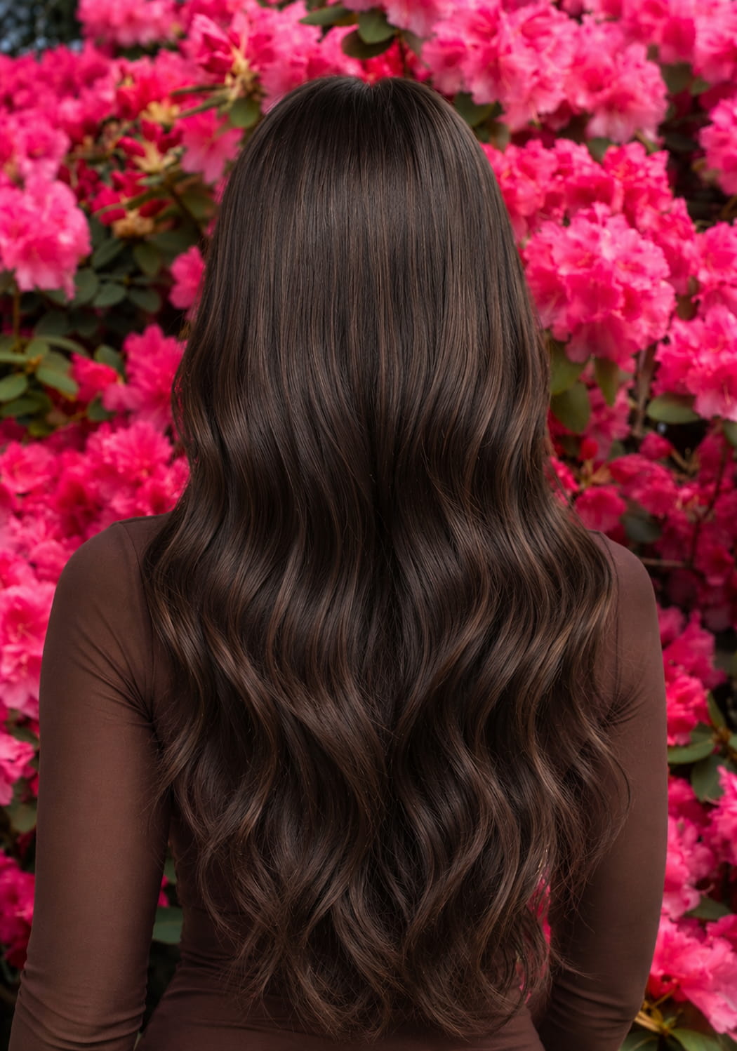 HD GlamLace Human Hair Wig Perfection Darkbrown