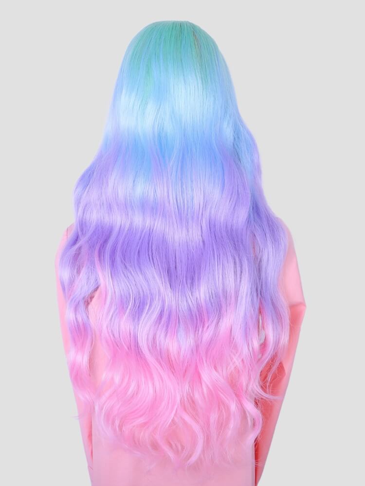 Unicornio: Peluca Arcoíris